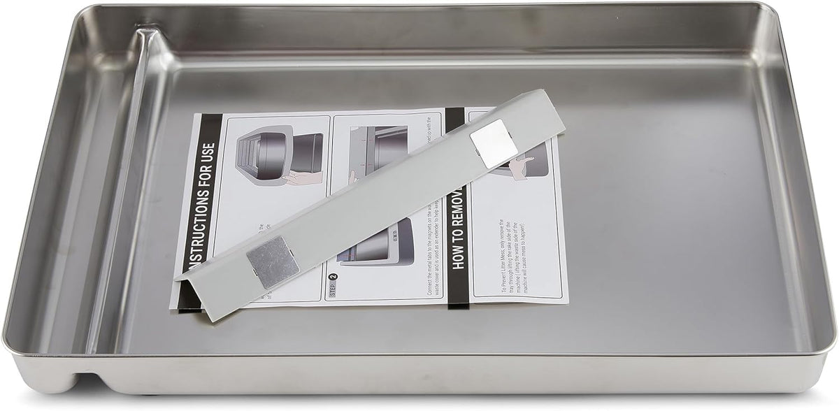 COSPARX bandeja de acero inoxidable, duradera y fácil de mantener.