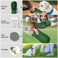 Cotop dispensador-bolsas-caca-perro para limpieza rápida durante passeos.