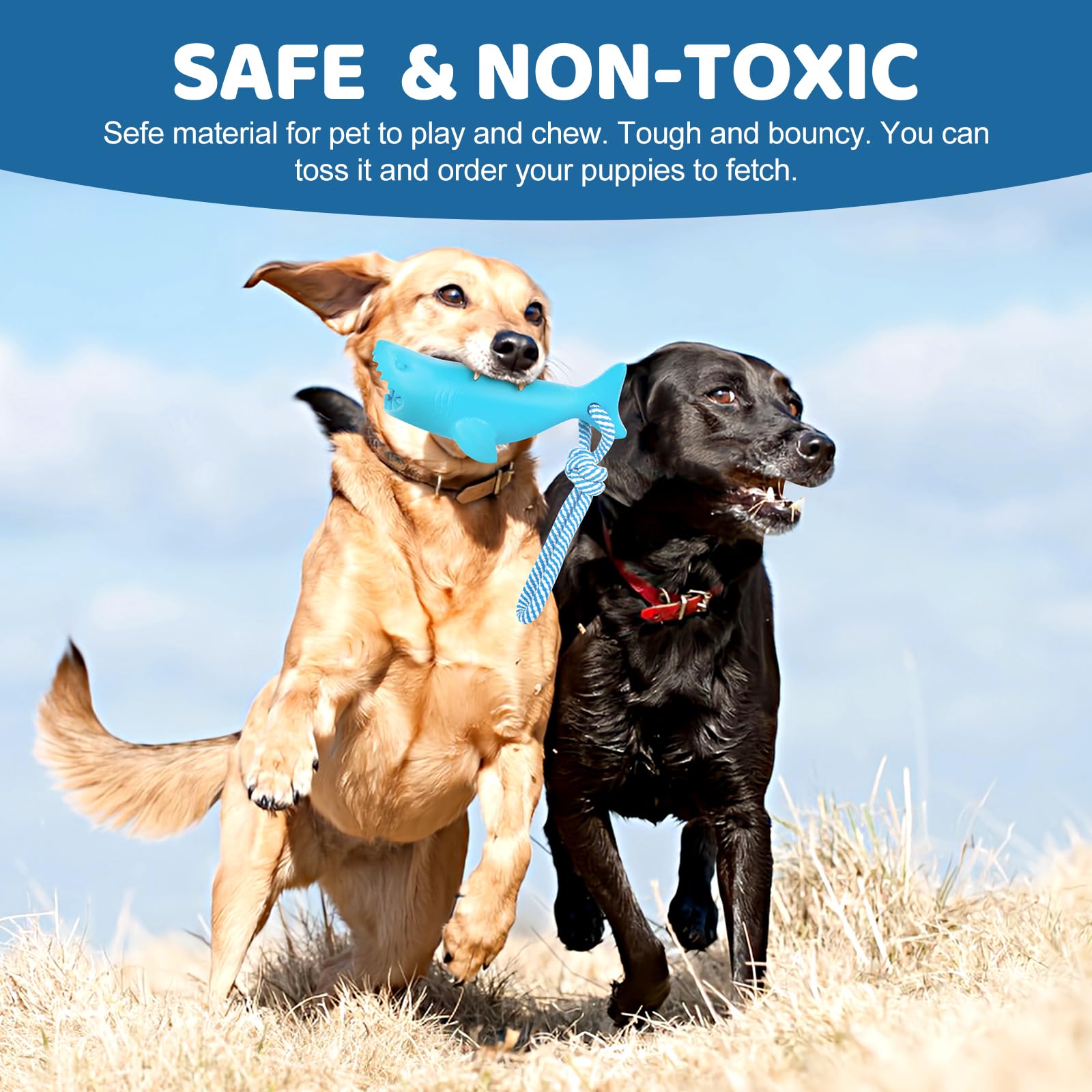 CoubonTail: diseño resistente para perros agresivos que muerden con energía.