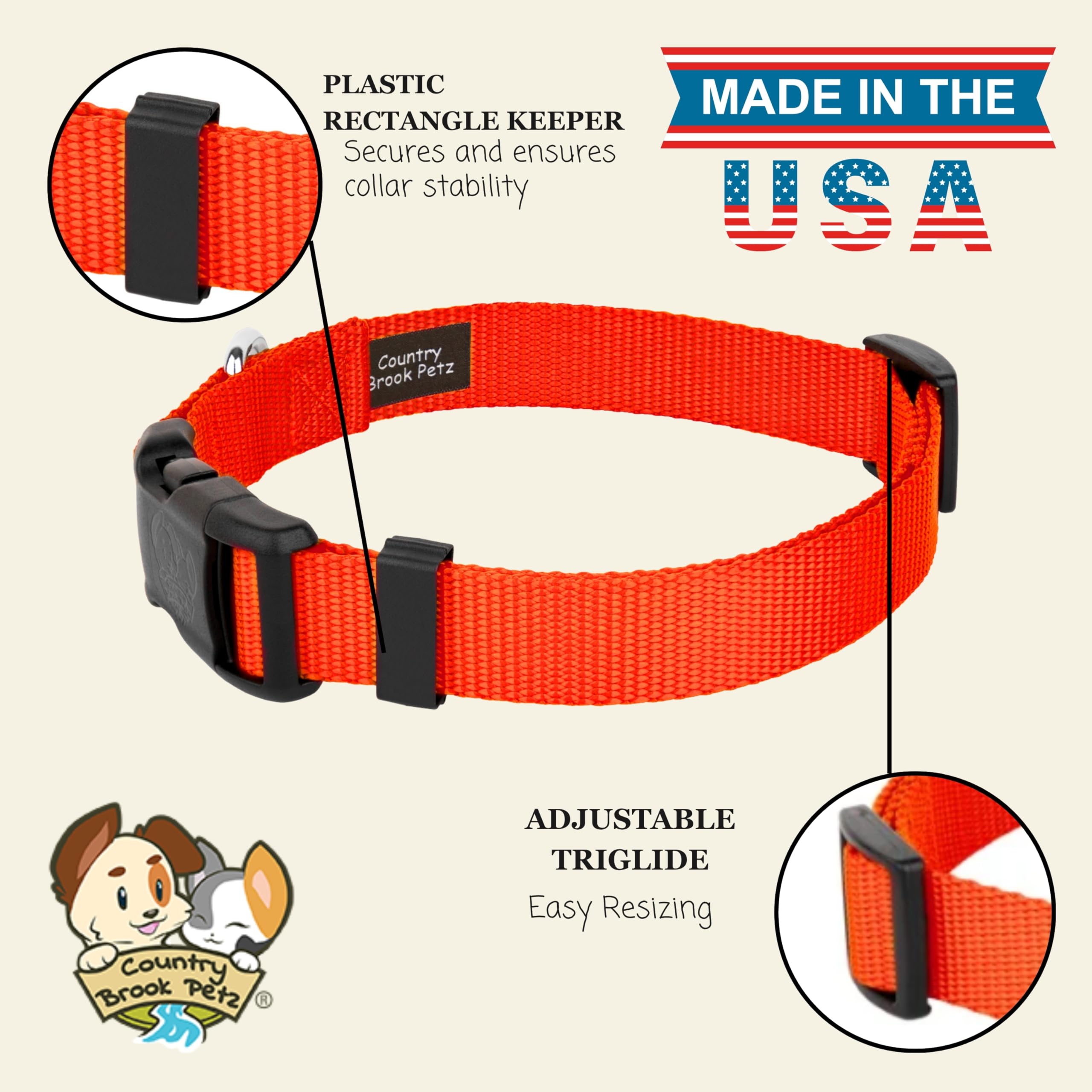 Diseño acogedor de Country Brook Petz para un ajuste suave