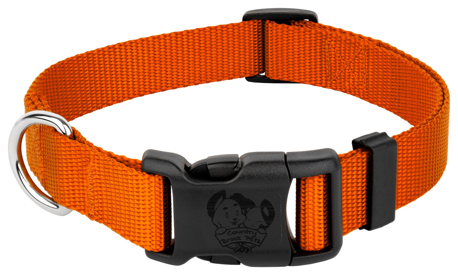 Country Brook Petz collar naranja para perros activos