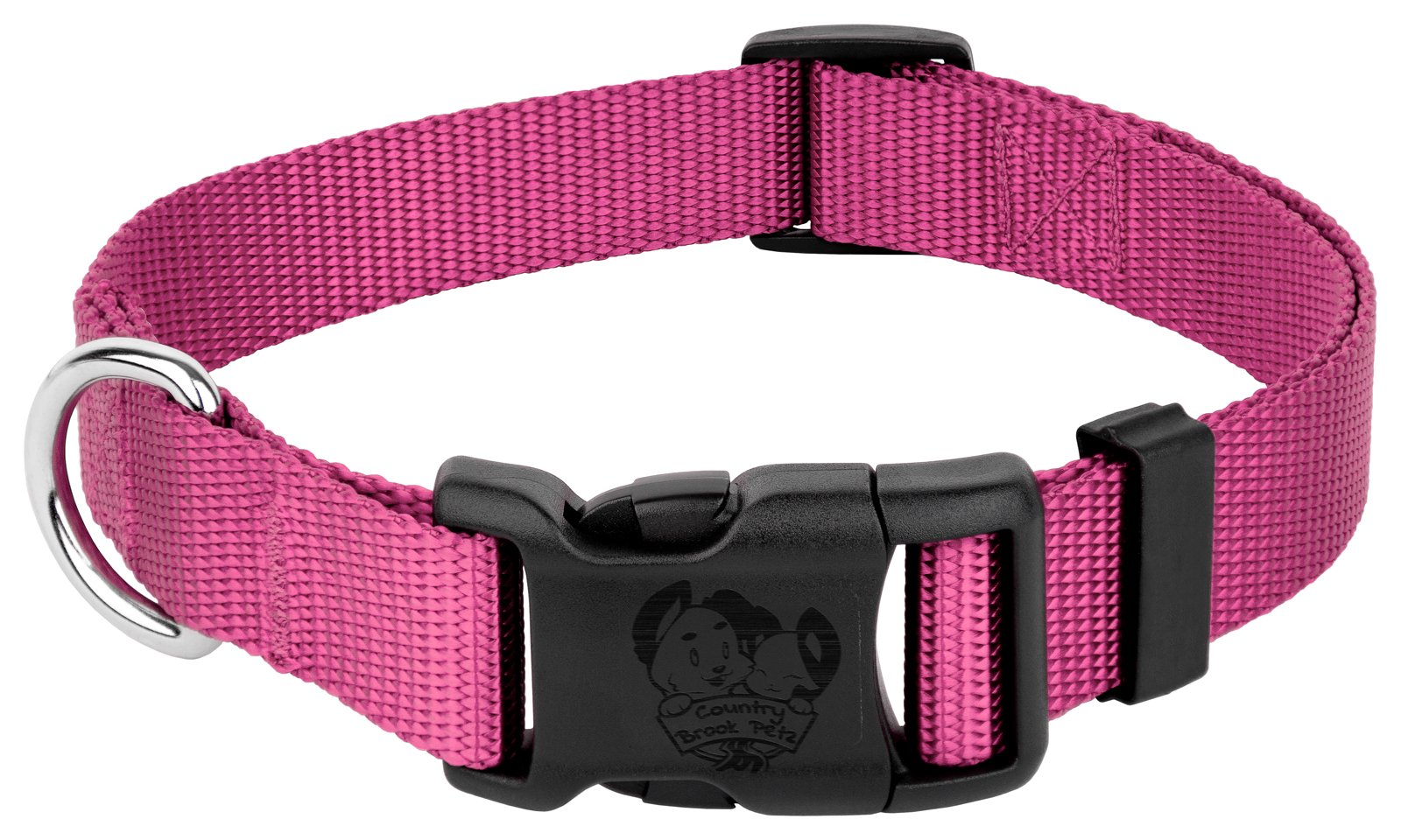 Country Brook Petz collar nylon suave para uso diario y aventuras.
