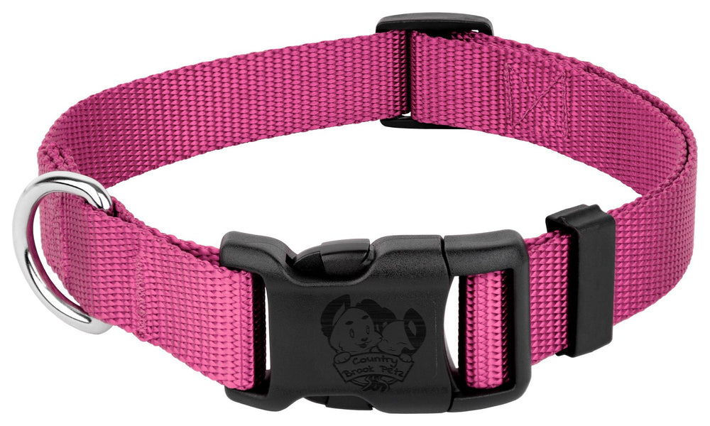 Country Brook Petz collar nylon suave para uso diario y aventuras.