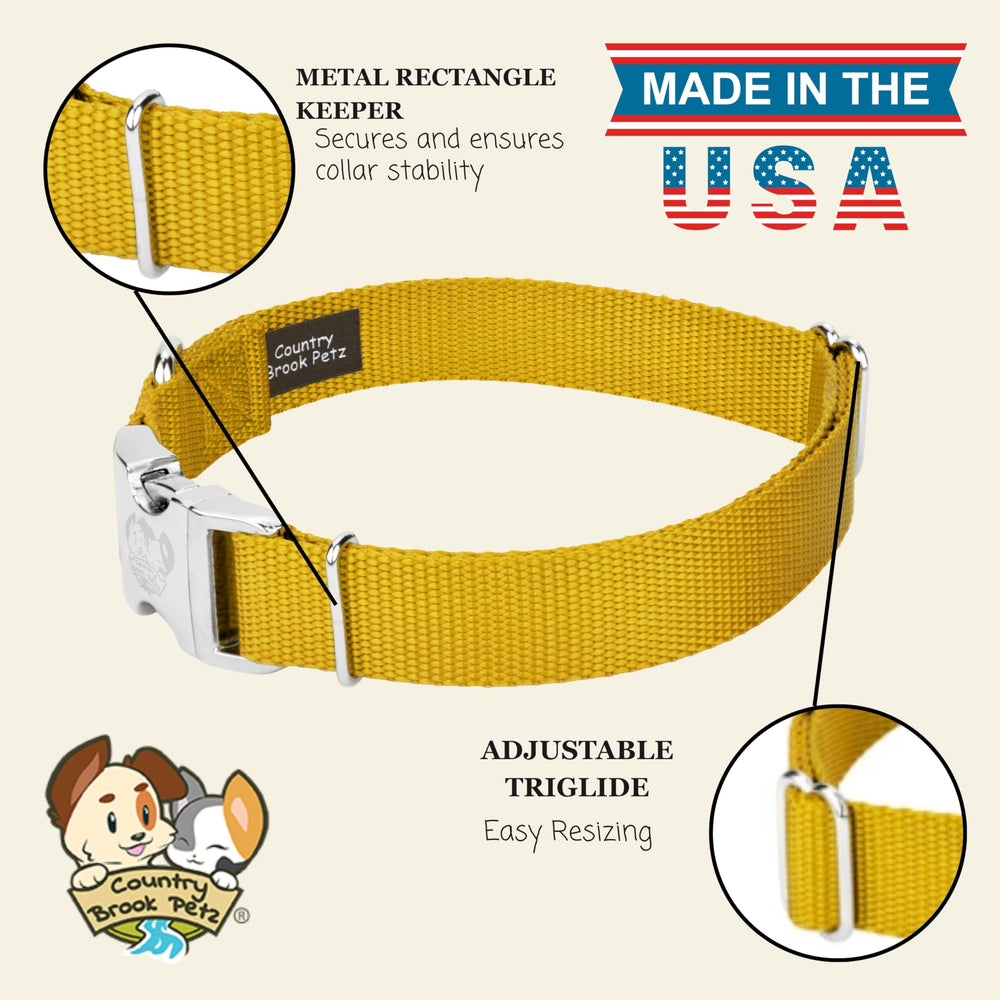 Country Brook Petz collar suave de nylon que se siente como un abrazo