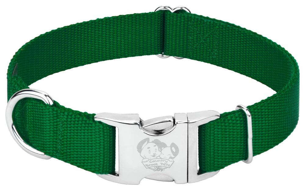 Country Brook Petz collar perro comodidad suave nylon: se siente como un abrazo durante el paseo.