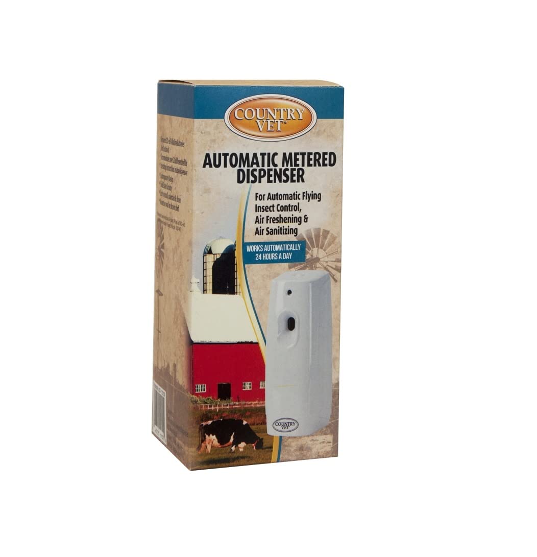 Country Vet dispensador automático medido para control de olores en interiores