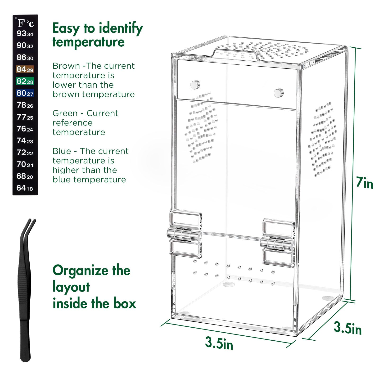 CourtyardAid acrílico claro y resistente para ver a tu mascota desde cualquier ángulo.