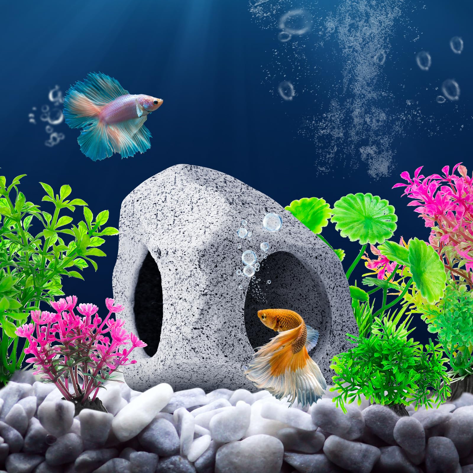 CousDUoBe compatible con agua dulce y salada para acuario.