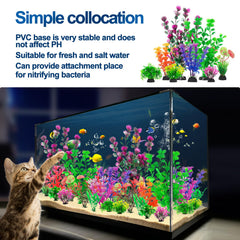 CousDUoBe planta de acuario, hojas suaves que cuidan a los peces.