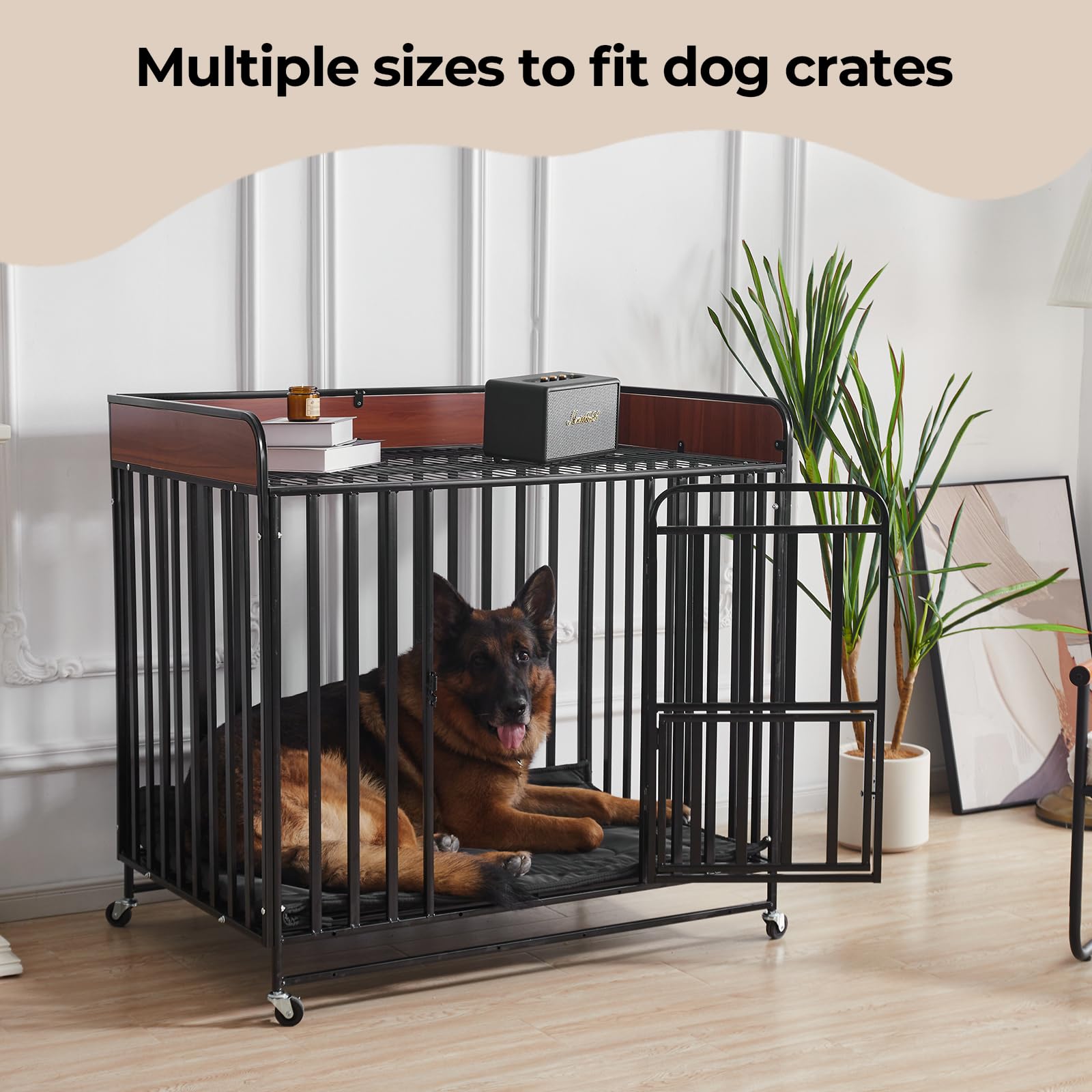 Couzssyhi Cama perro diseño hueso bordado añade encanto y textura.