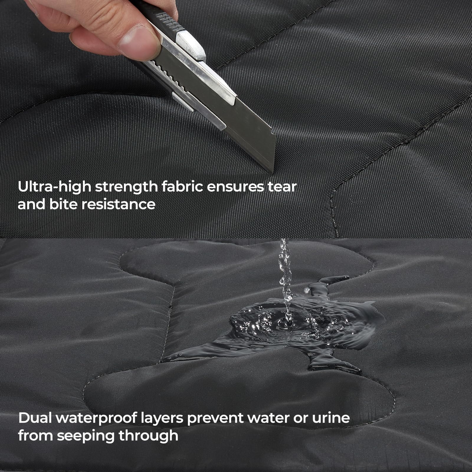 Couzssyhi cama fácil de limpiar y lavable a máquina para cuidado rápido.