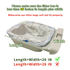 Bolsas CoveCozy con líneas perforadas que facilitan la separación.