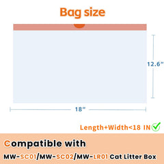 Líneas perforadas de CoveCozy permiten separar fácilmente una bolsa a la vez.