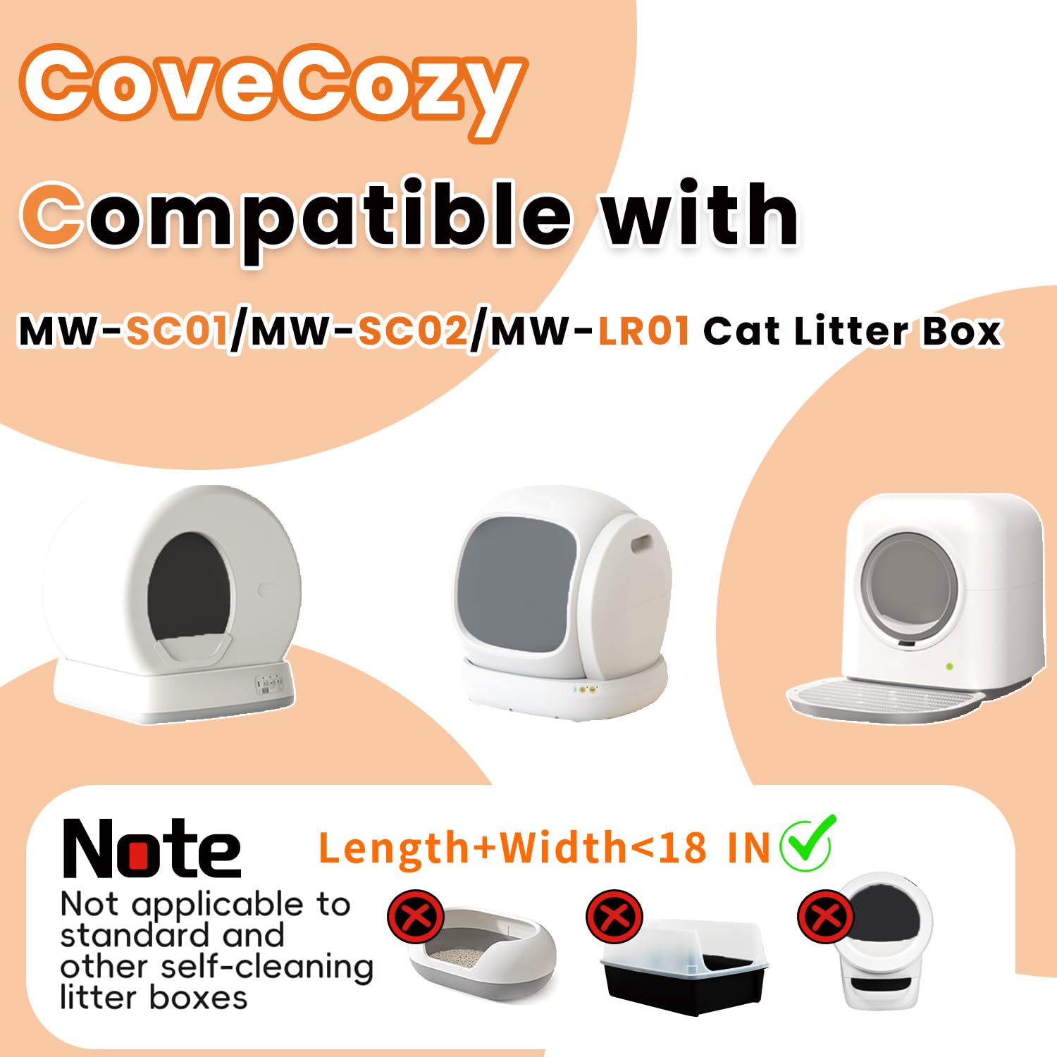 CoveCozy compatible con Meo Want MW-SC01/SC02/LR01 para mantenimiento sencillo.