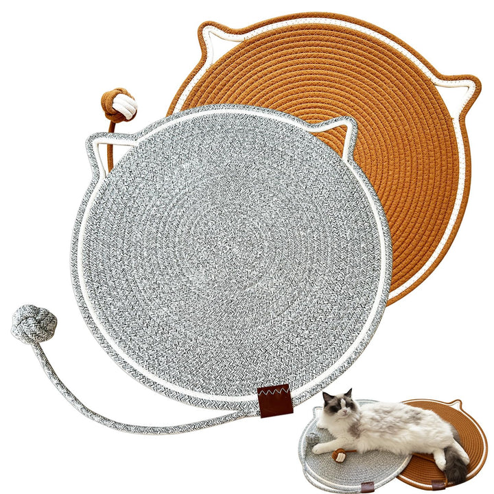CoveCozy rascador grande de algodón natural para felinos, promueve rascar sin dañar muebles