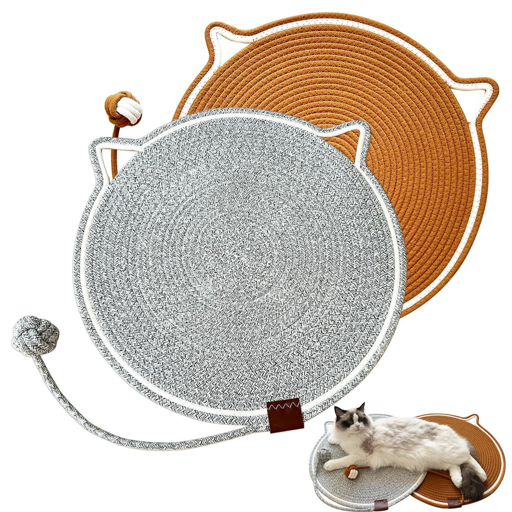 CoveCozy rascador grande de algodón natural para felinos, promueve rascar sin dañar muebles