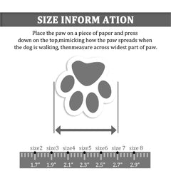 covertsafe-botas-perro-diseno-pata con bordado para estilo y reconocimiento