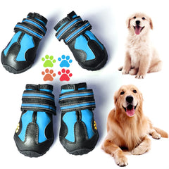CovertSafe& botas para perro con emblema de pata, ideal para paseo diario.