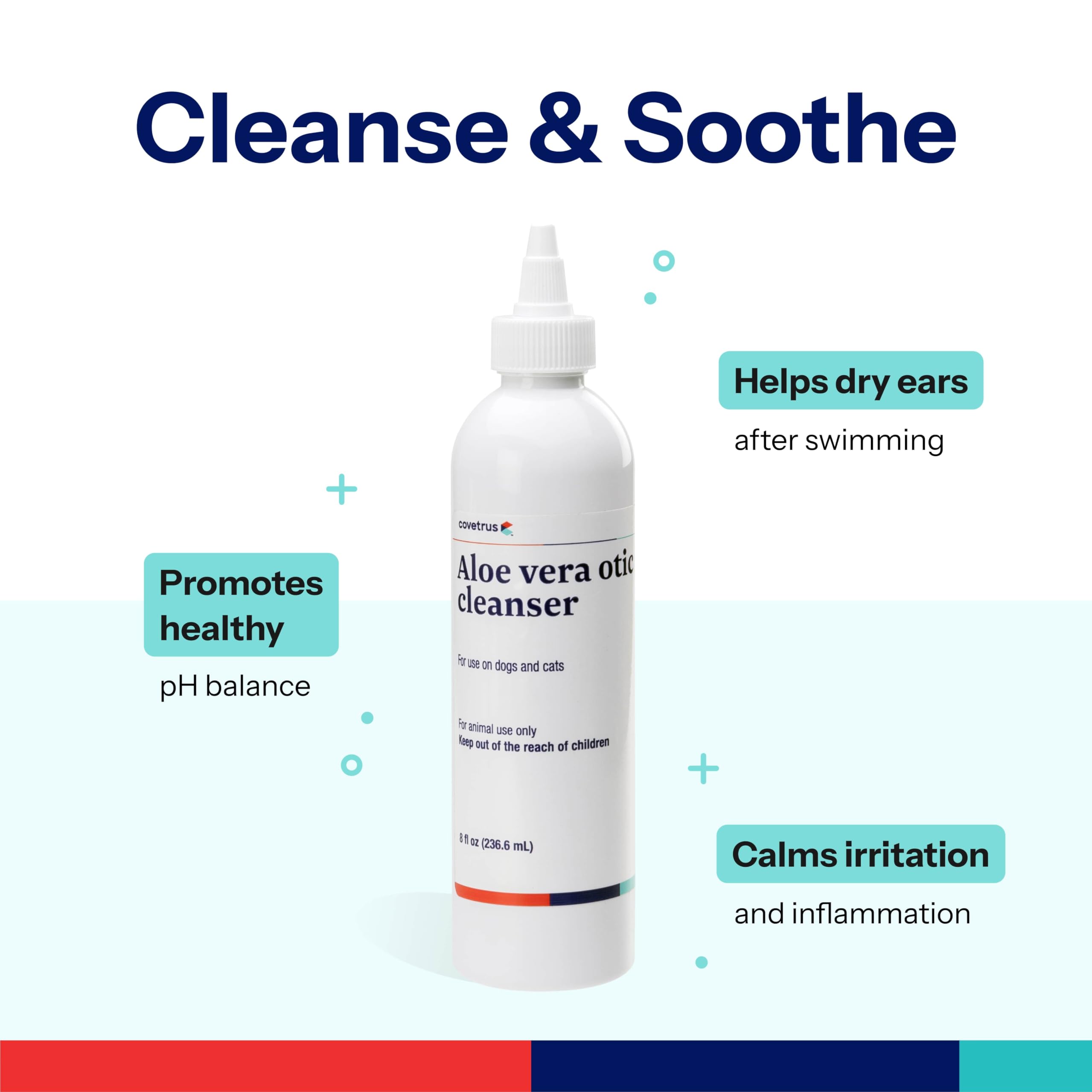 Covetrus Aloe Otic elimina suciedad y cerumen de forma suave