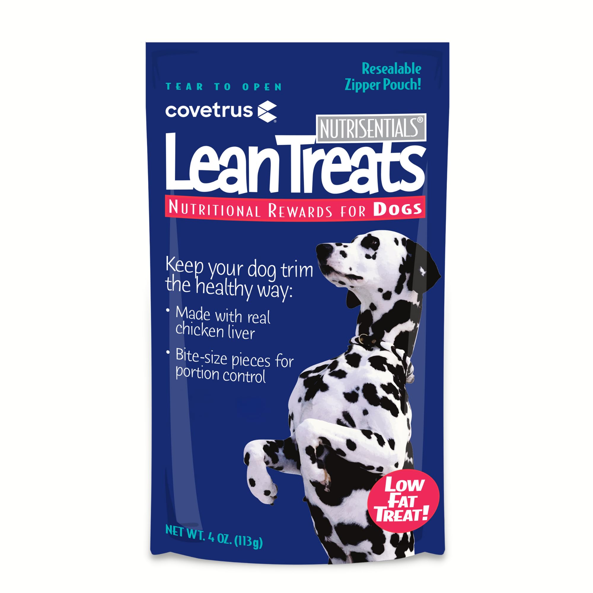 Covetrus Nutrisential Lean Treats, bajo en sodio y sin carne de res o cerdo.
