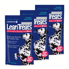 Covetrus Nutrisential Lean Treats, paquete de 3 x 4oz, control de peso suave para perros.