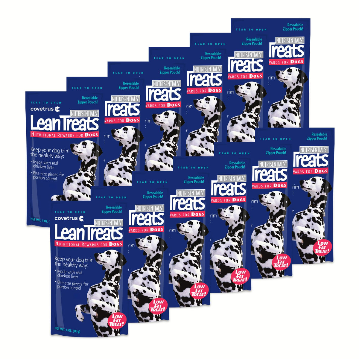 Covetrus Nutrisential Lean Treats, paquete-4oz, porciones convenientes para control de ración diaria.