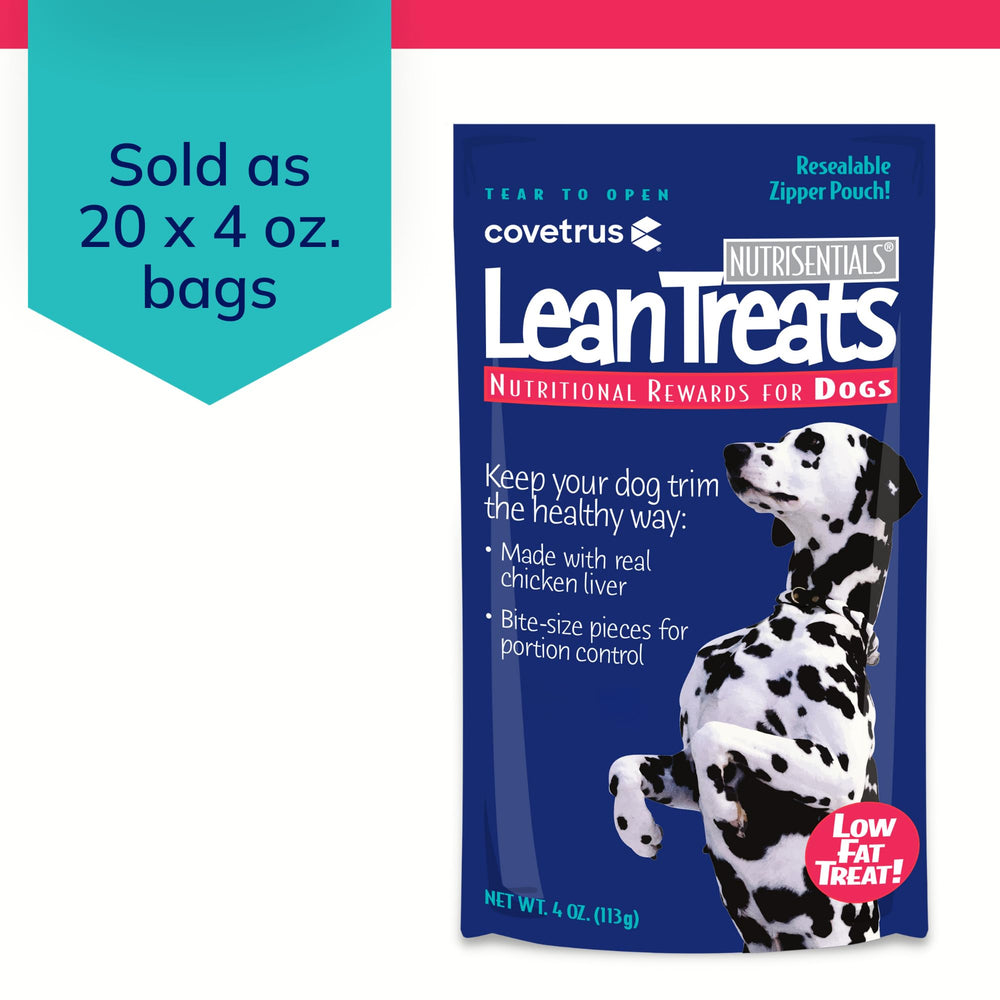 Covetrus Nutrisential Premios Magros Perro Bolsa 4oz, porciones convenientes para snack diario