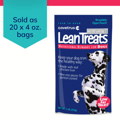 Covetrus Nutrisential Premios Magros Perro Bolsa 4oz, porciones convenientes para snack diario