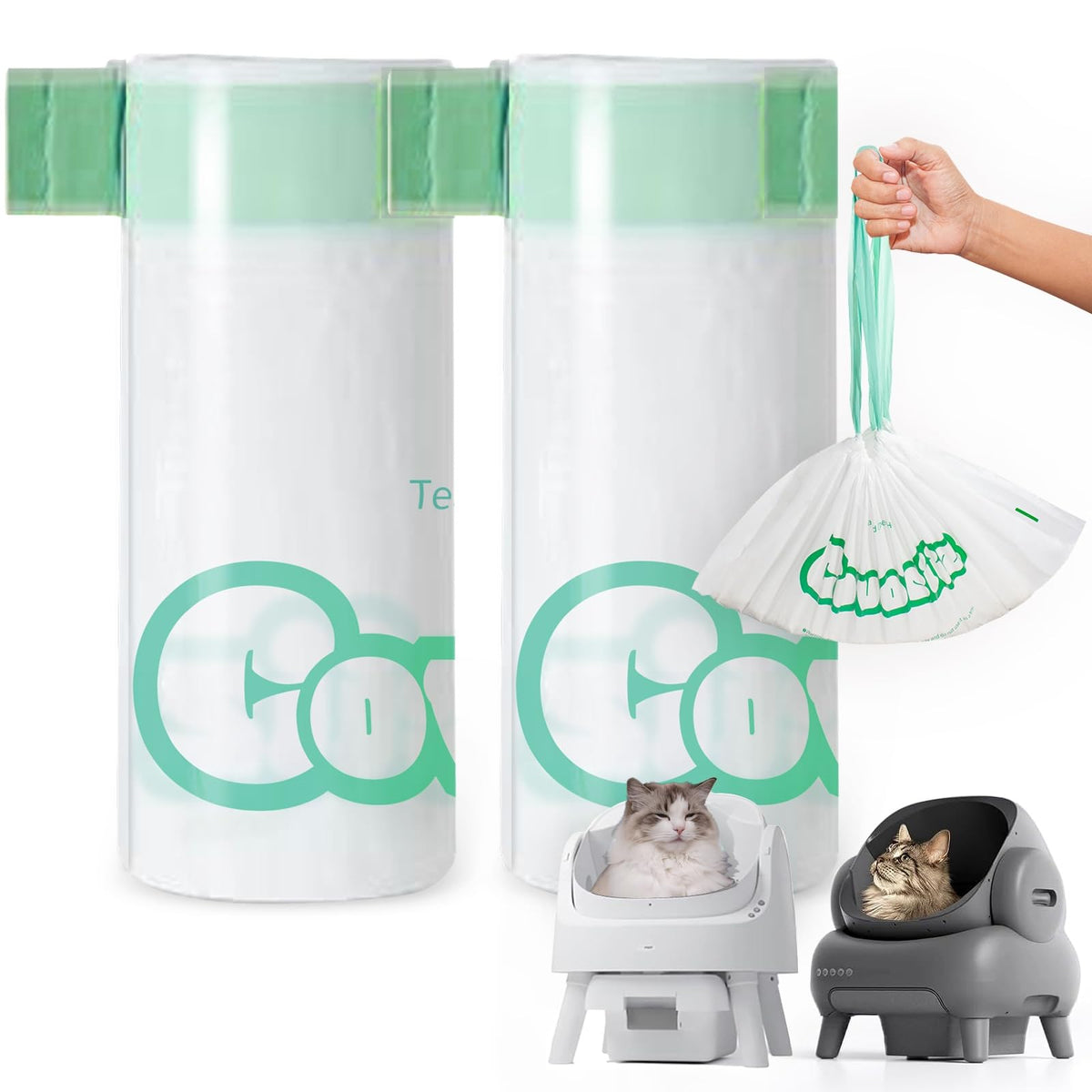 Covociiz bolsas para Neakasa M1 y PetPivot, 27x13, compatibles y duraderas.