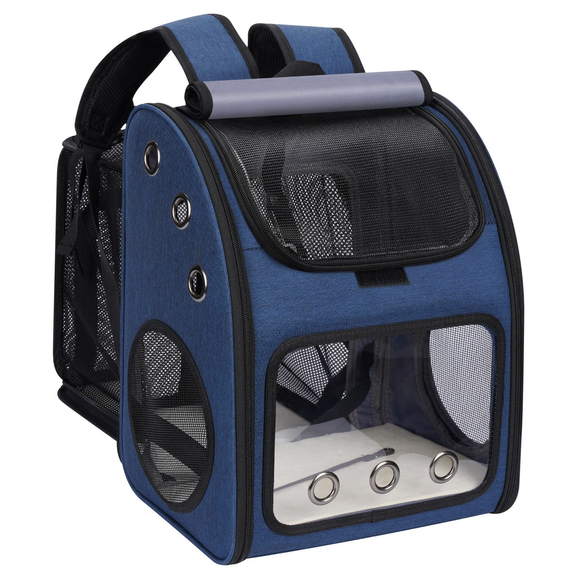 COVONO Mochila mascota con ventana acrílica para observar al compañero.