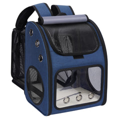 COVONO Mochila mascota con ventana acrílica para observar al compañero.