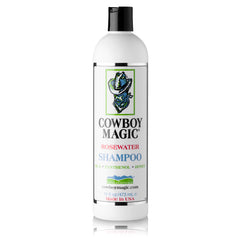 Champú Cowboy Magic Agua de Rosas, enfoque en limpieza suave y brillo natural.