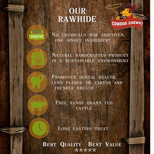 Cowdog Chews uso diario para perros con sabor.