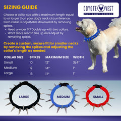 CoyoteVest diseño con picos brillantes, apariencia distintiva y protección.