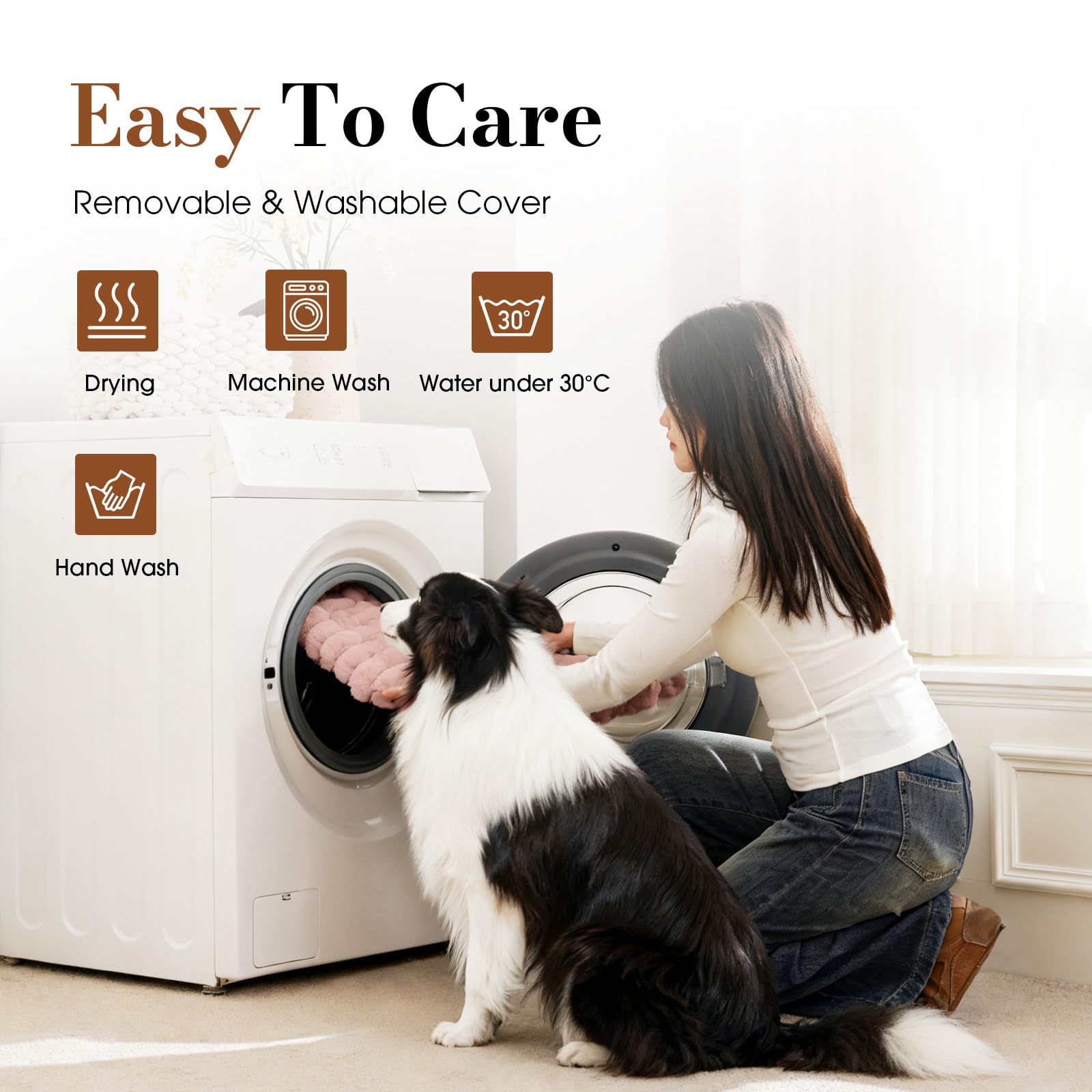 Cozila lavado a máquina para limpieza rápida y eficiente