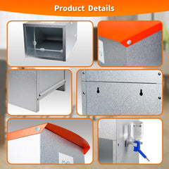 COZOFU diseño resistente de acero galvanizado para uso interior y exterior.