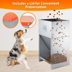 COZOFU Comedero para perro, capacidad 25 libras, ideal para sesiones prolongadas.