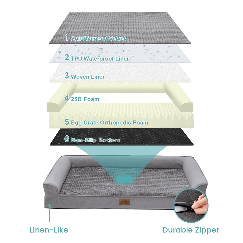 COZY KISS: base antideslizante para fijar la cama en su lugar.