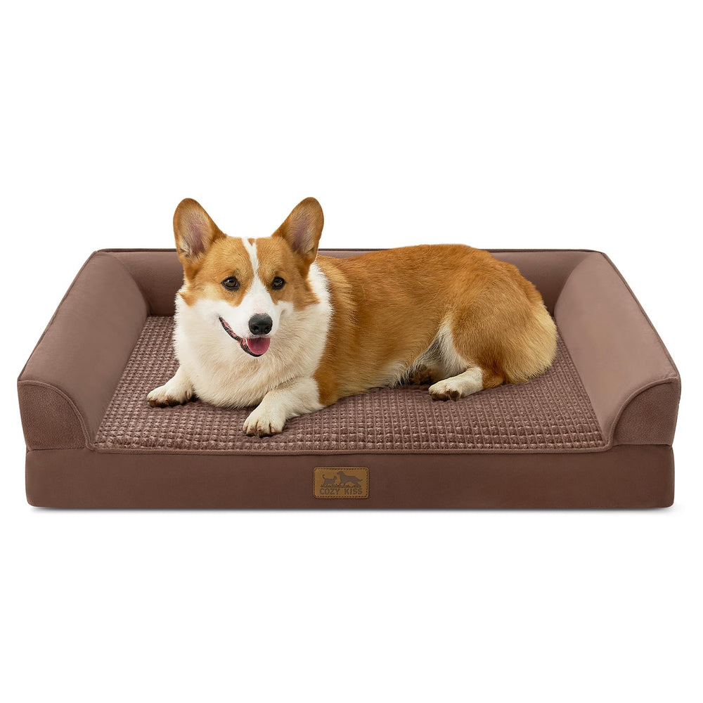 COZY KISS cama-ortopedica-perro-grande: soporte cómodo para articulaciones durante el descanso