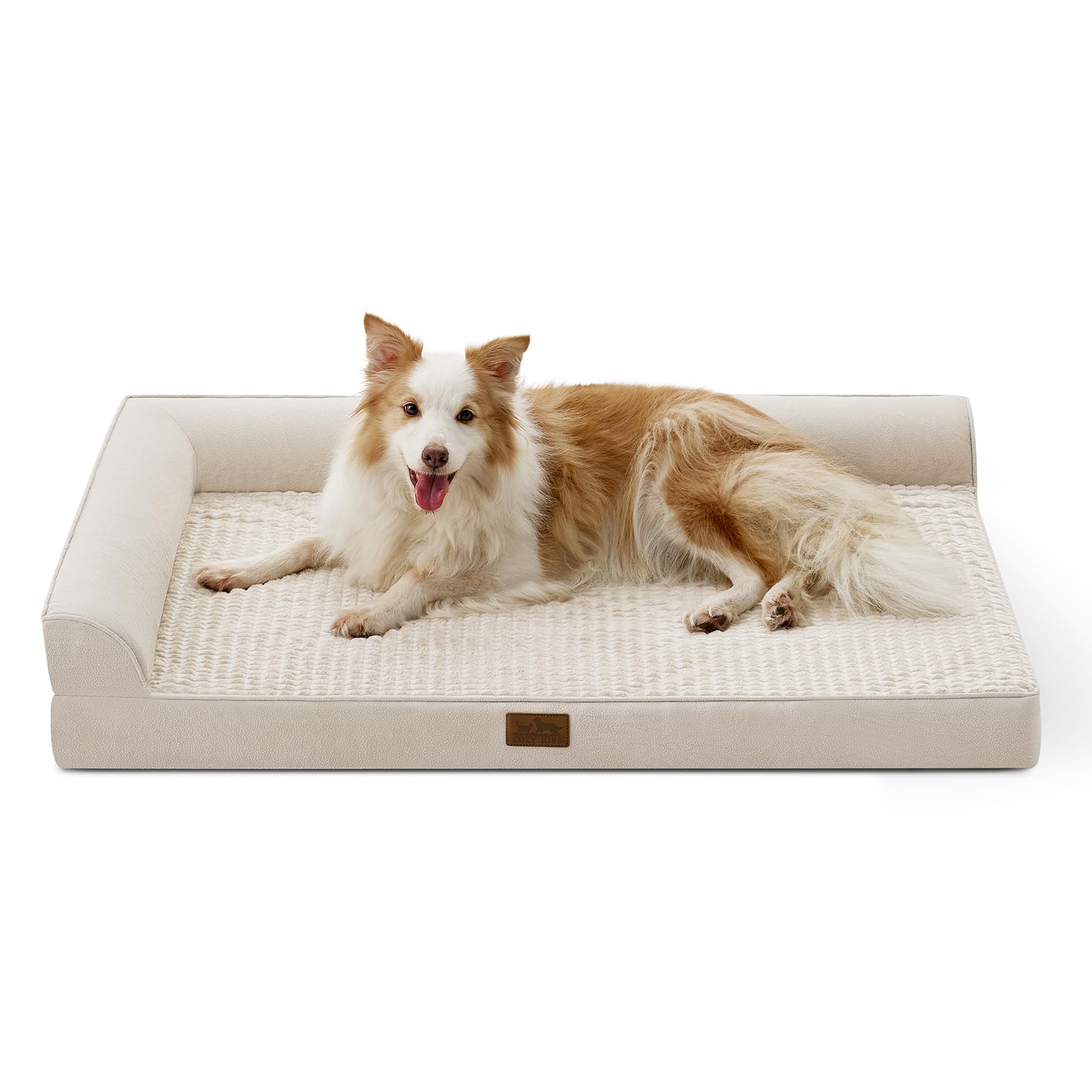 COZY KISS cama ortopédica para perros grandes, vista general, comodidad para uso diario