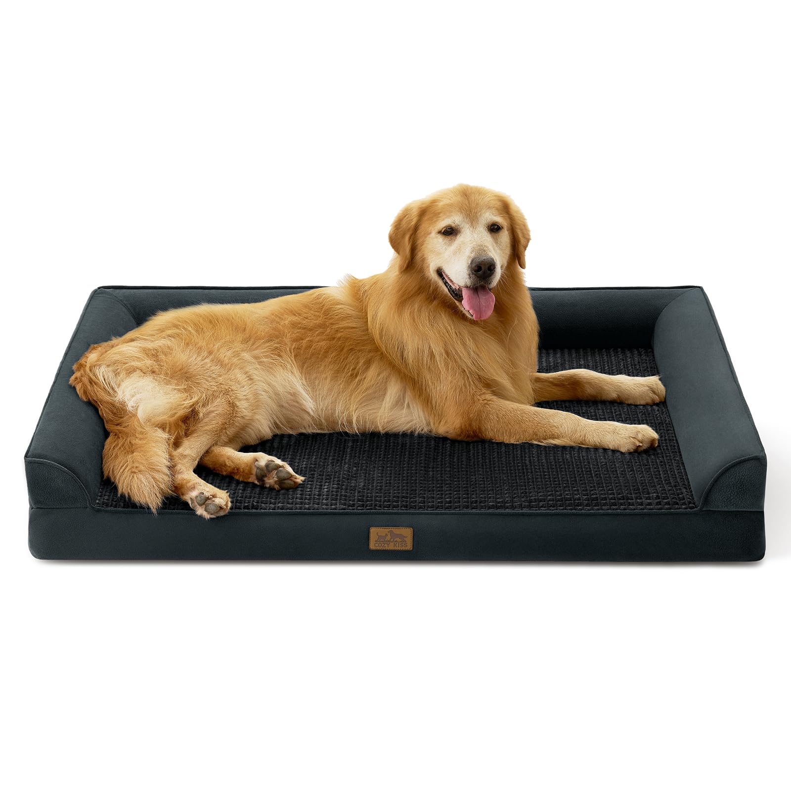 COZY KISS cama extragrande XXL para perro con funda impermeable y base antideslizante.