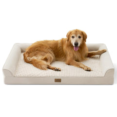 Cama Cozy Kiss extragrande en U con soporte para cabeza.