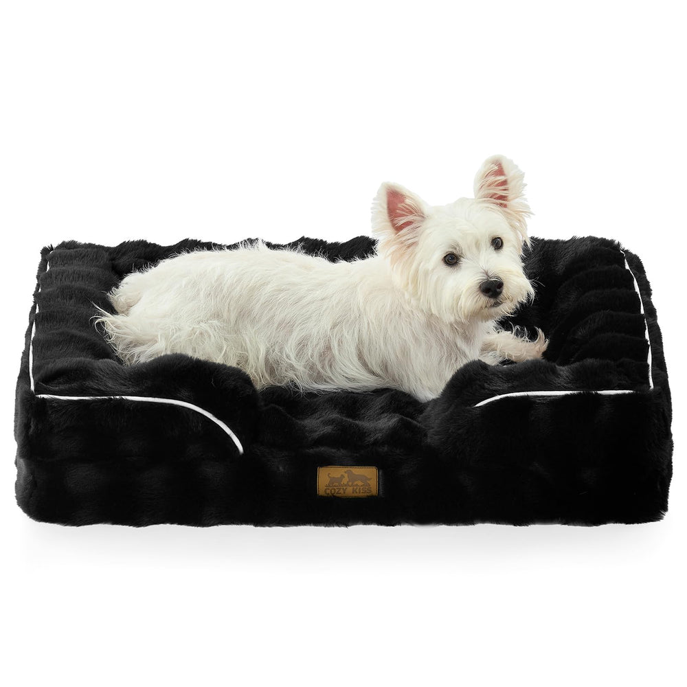 COZY KISS cama-perro-ortopedica-mediana con soporte cómodo para articulaciones