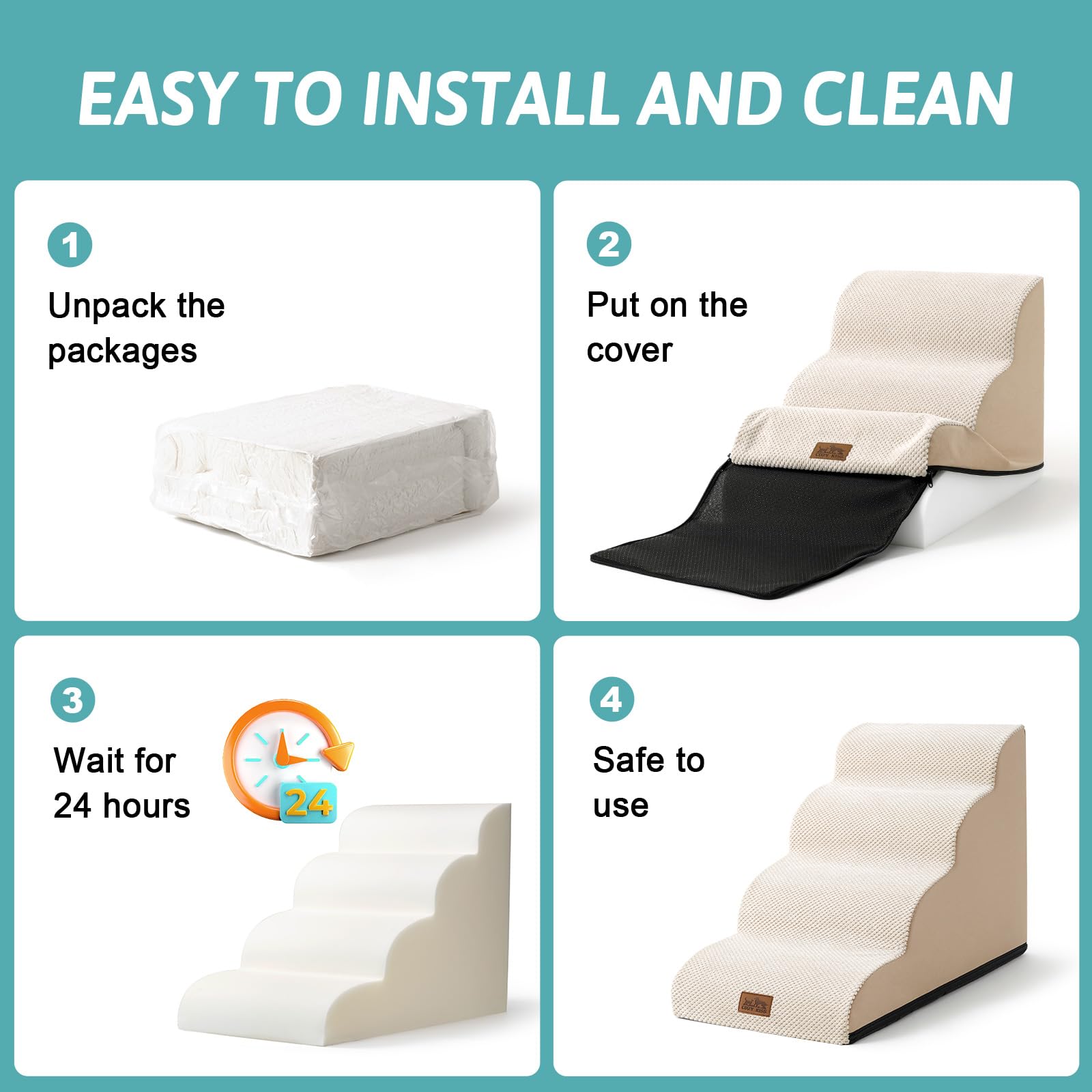 COZY KISS uso ajustable: 2–5 niveles para silla, sofa o cama