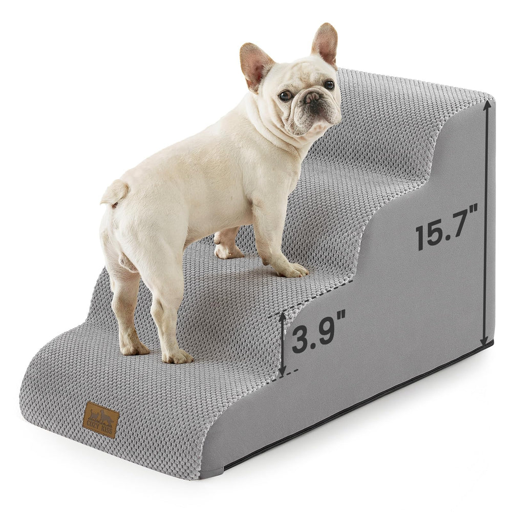 COZY KISS escaleras cuatro-pasos-sofa: subida suave para mascotas pequeñas.