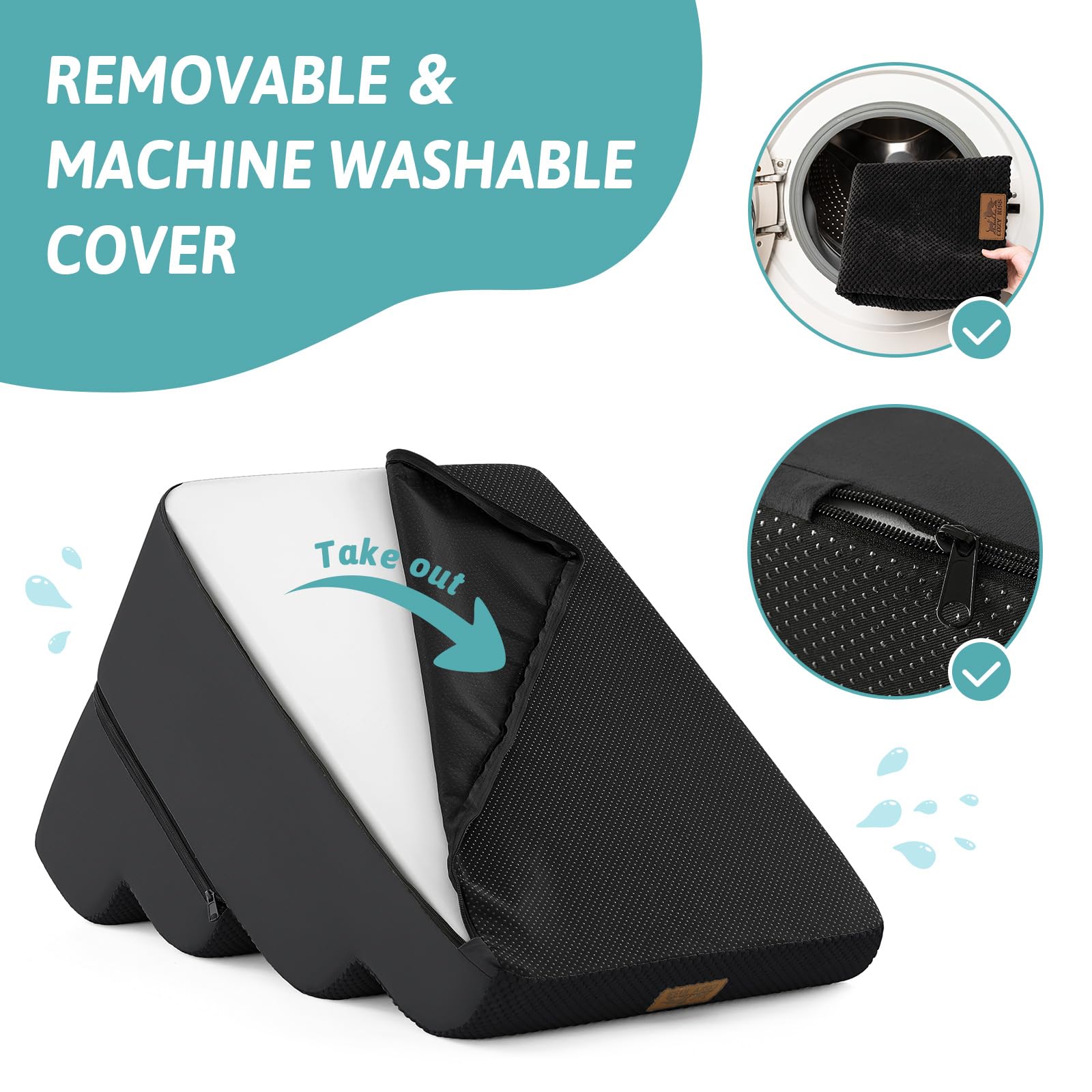 COZY KISS funda exterior lavable con capa TPU impermeable.