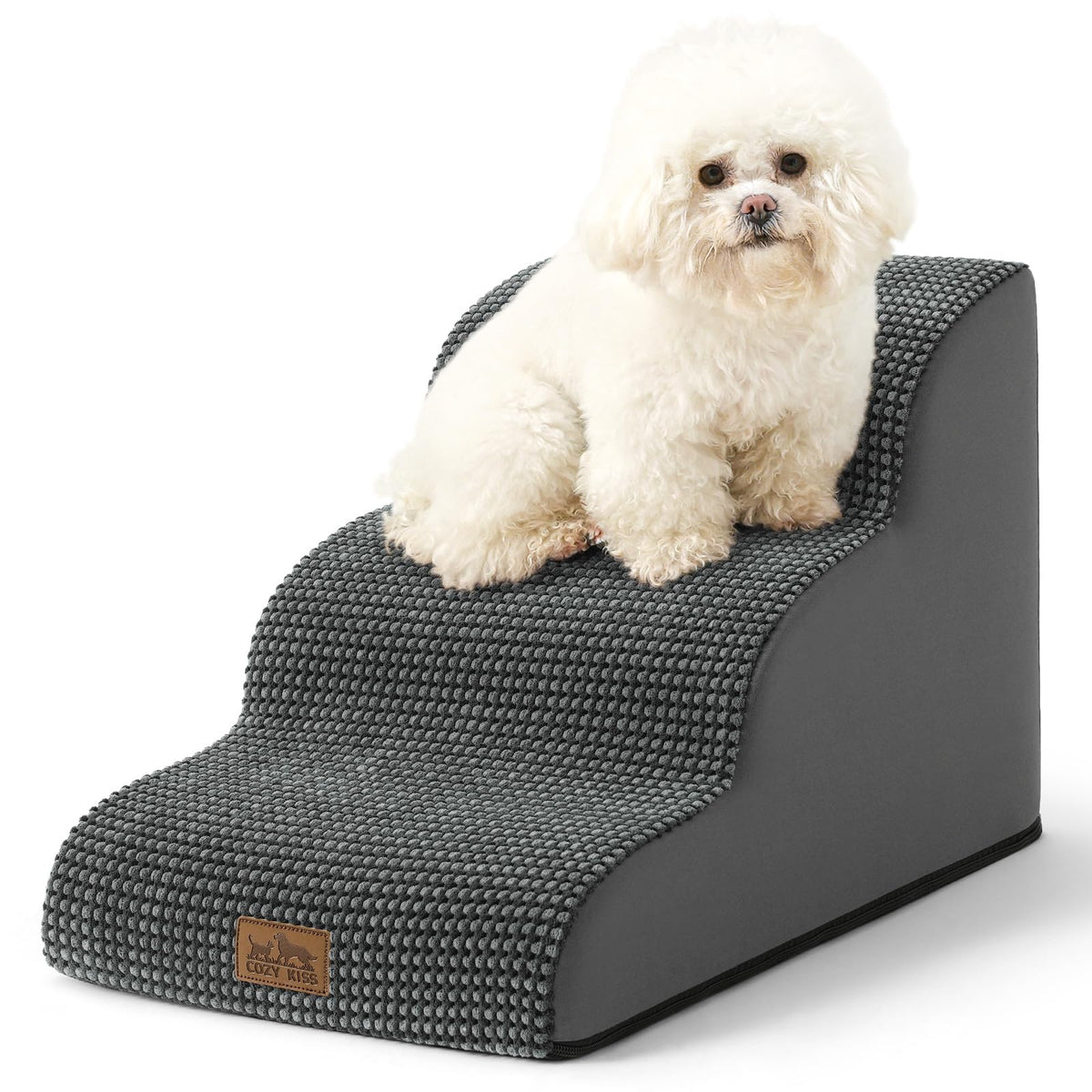 COZY KISS escaleras para perros curva, ideal para subir al sofá
