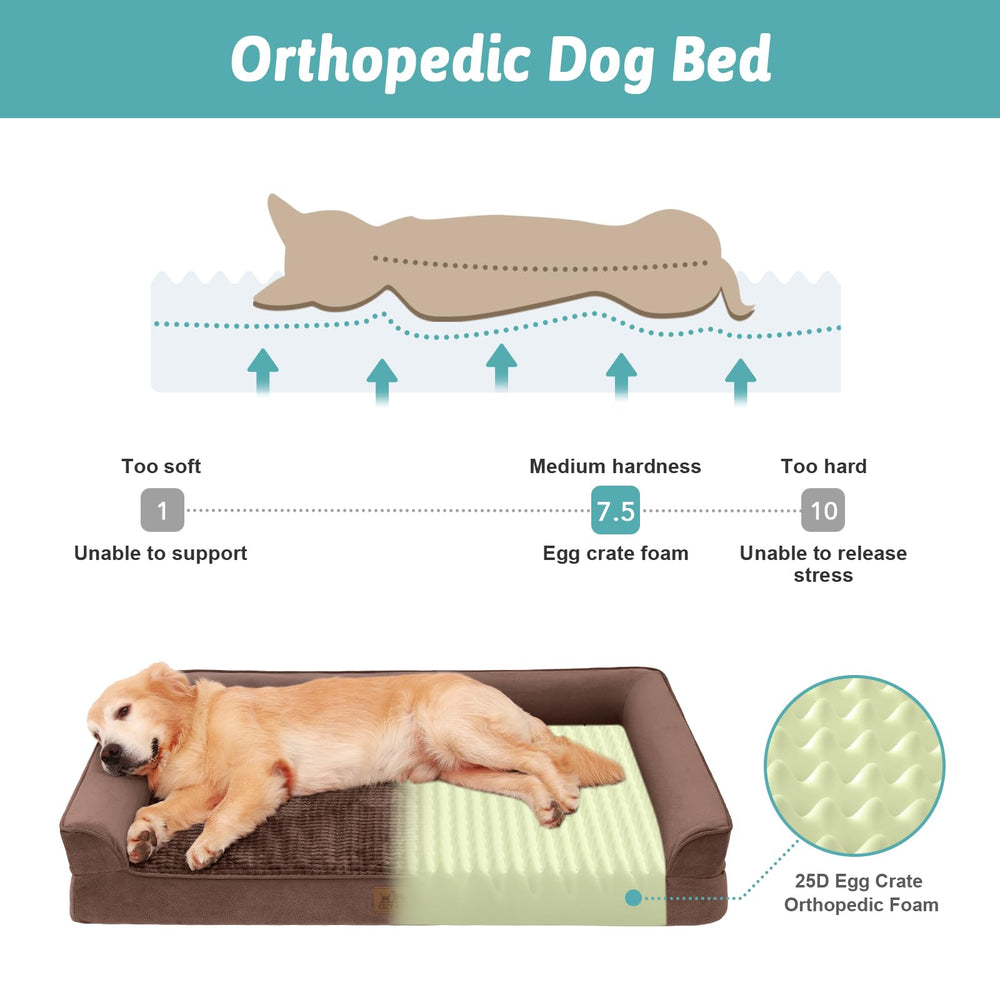 COZY KISS espuma-alta-densidad-perro: amortiguación suave para mayor confort