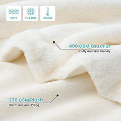 Manta Cozy Kiss reverso tericopelo leche suave y transpirable