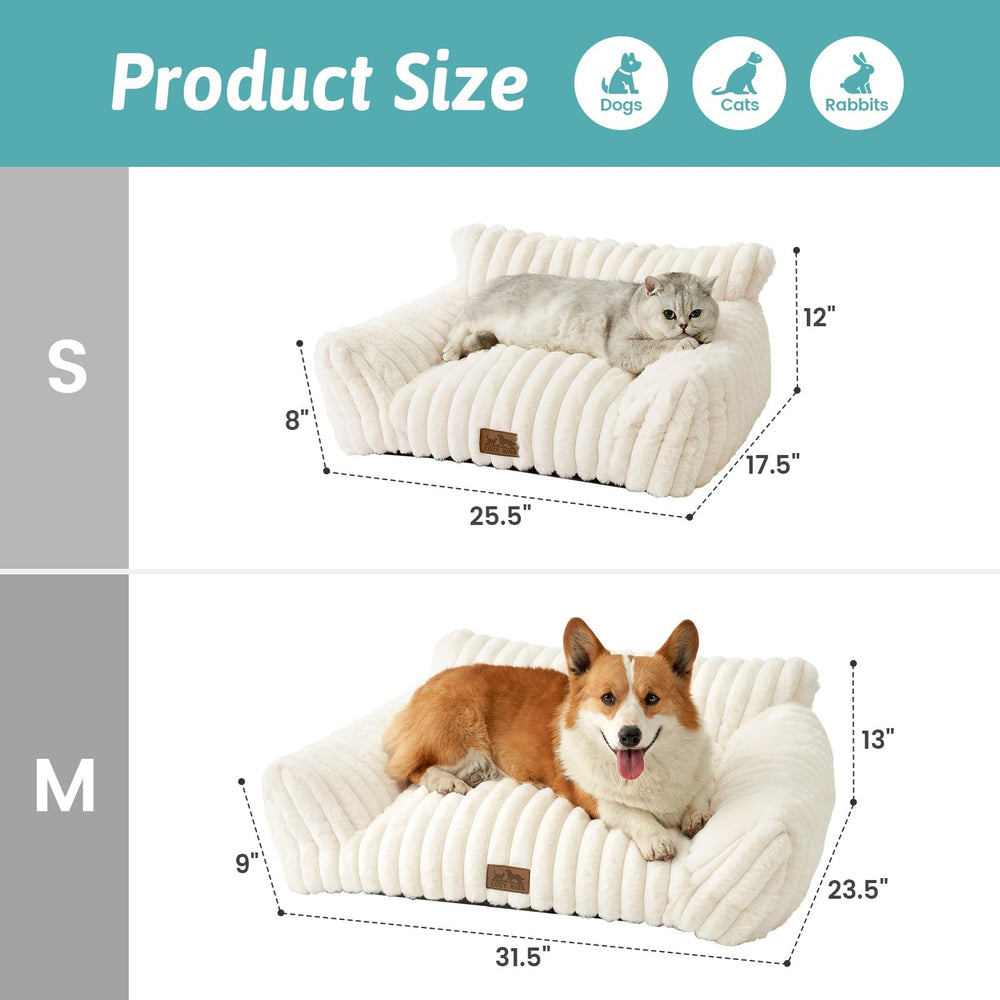 COZY KISS Sillón Gato: tamaño mediano ideal para gatos y perros pequeños.